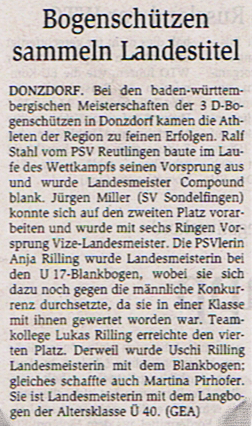 Zeitungsartikel GEA